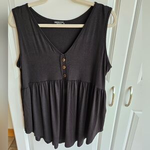 HEIMISH USA Black Sleeveless Top